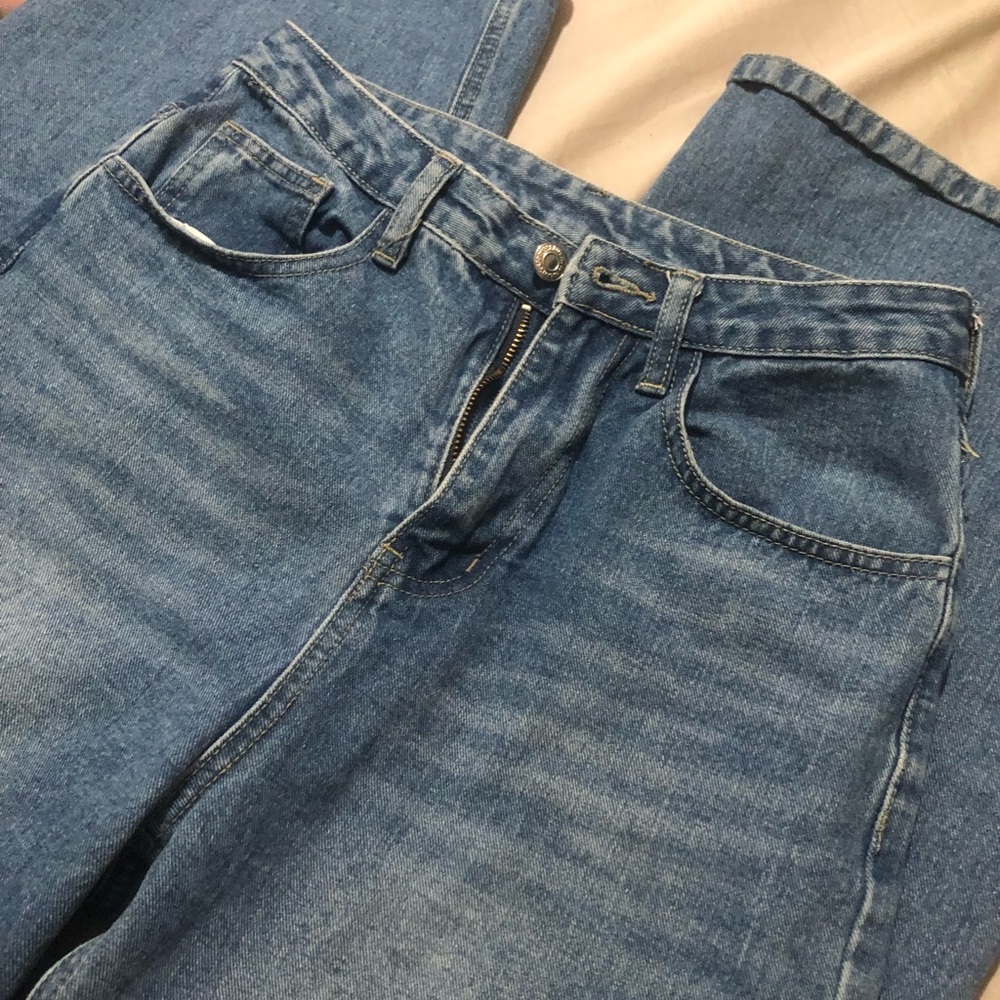 Shein wide legged jeans size M